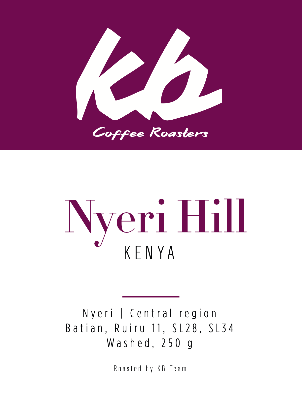 Kenya - Nyeri Hill