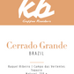 Espresso - Brésil - Cerrado Grande