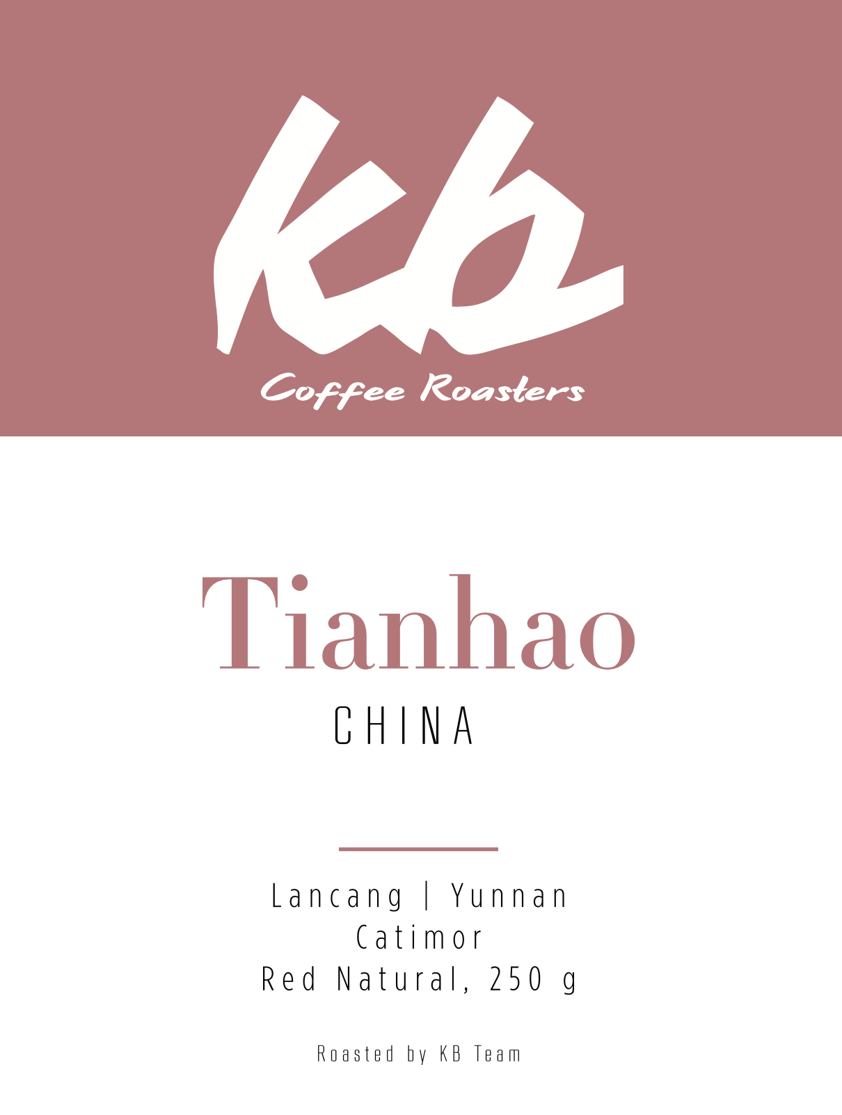 Chine - Tianhao