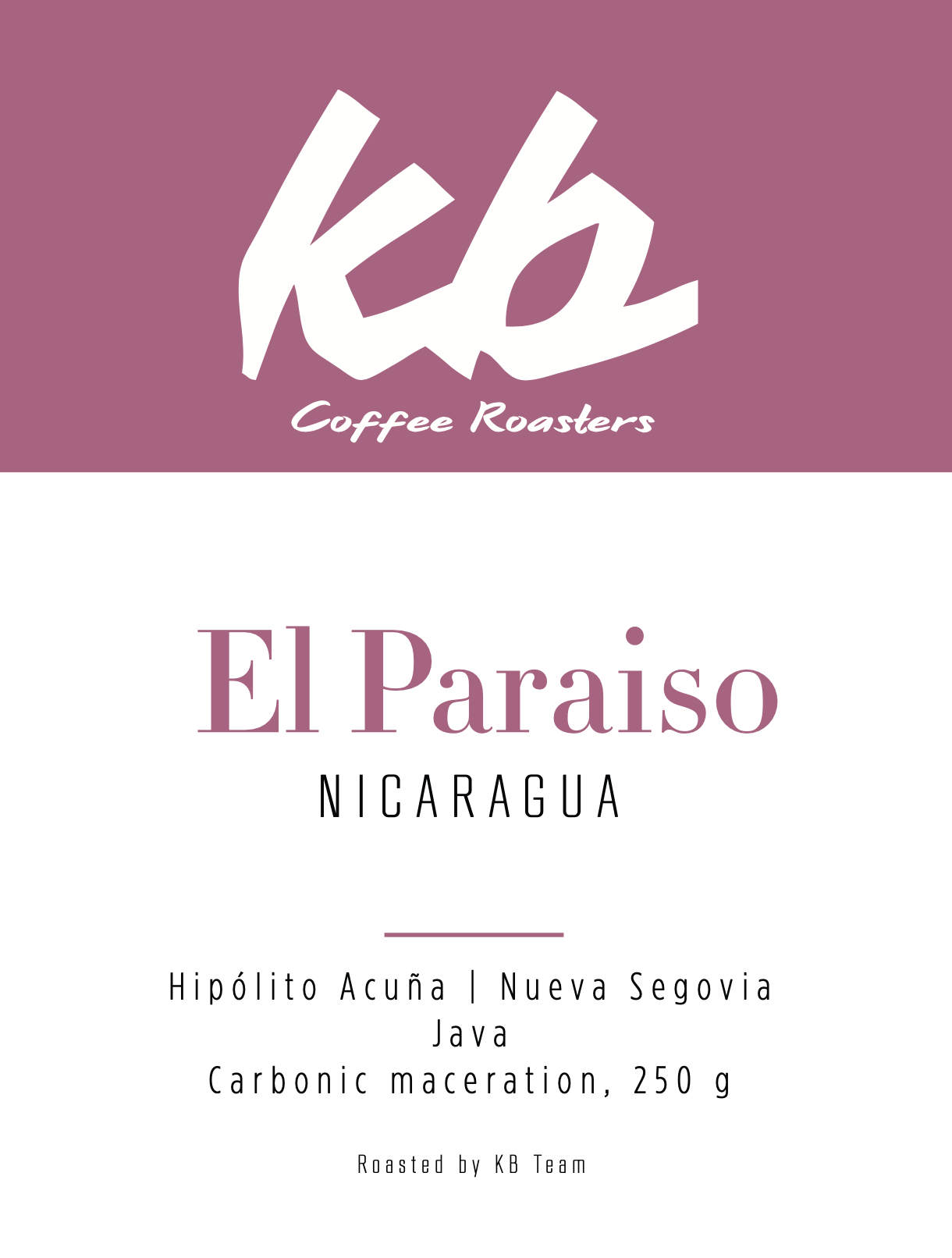 Espresso - Nicaragua - Paraiso