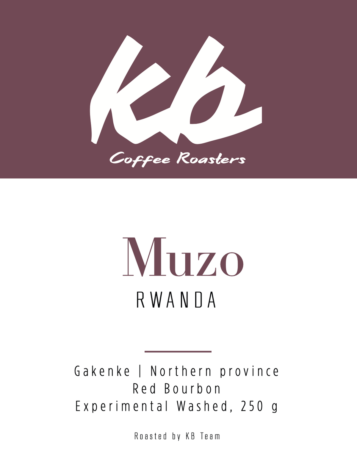 Espresso - Rwanda - Muzo